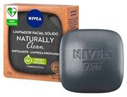 Peelingi i scruby do twarzy - Peeling do twarzy Nivea Naturally Clean Active Charcoal Facial Scrub 75g (4005900843197) - miniaturka - grafika 1