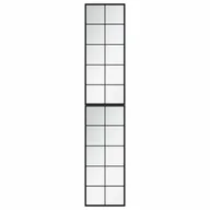 Lustra - vidaXL Lustro ścienne 2 szt. czarne 100x40 cm metalowe - miniaturka - grafika 1