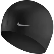 Pływanie - Czepek pływacki Nike Os Solid Junior czarny TESS0106-001 Lumarko! - miniaturka - grafika 1