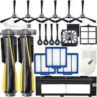 Akcesoria do odkurzaczy - Części zamienne do Shark IQ RV1001AE Shark AV911S EZ, AV1010AE RV1000 RV1001 AV970 AV993 AV1002AE UR1000SR UR1005AE Odkurzacze, filtr szczotki bocznej/szczotka do czyszczenia filtra głównego - miniaturka - grafika 1