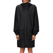 Kurtki męskie - Kurtka Rains Cargo Long Jacket 19850-01 - czarna - miniaturka - grafika 1