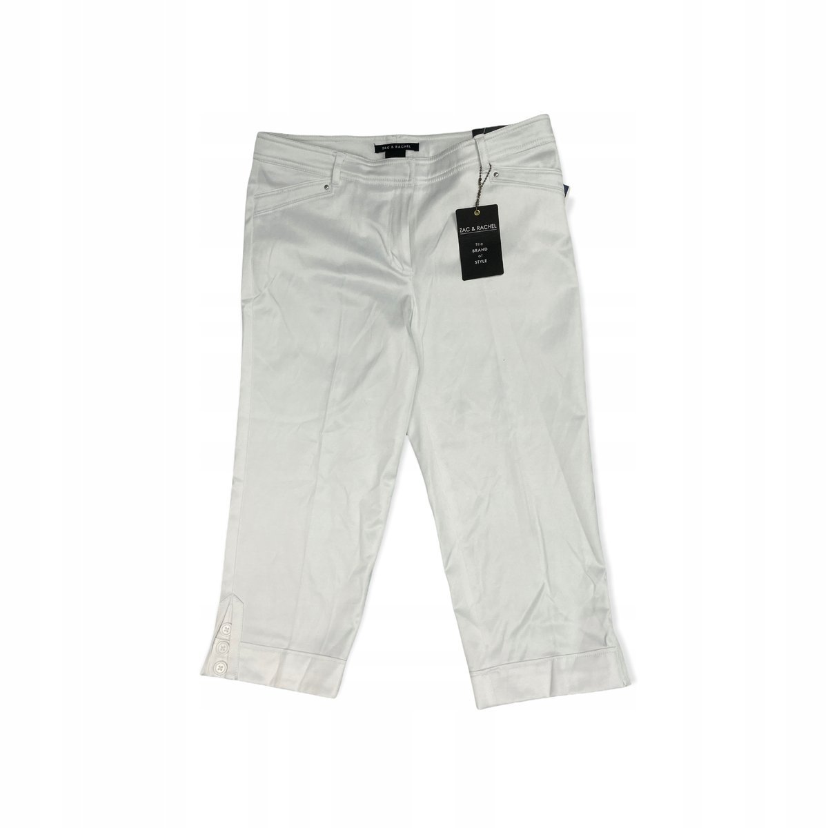 Jeansowe białe rybaczki damskie ZAC&RACHEL M