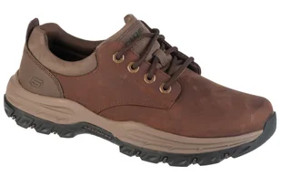 Skechers Knowlson - Leland 204920-DKBR, Męskie, półbuty, Brązowy - Półbuty męskie - miniaturka - grafika 1