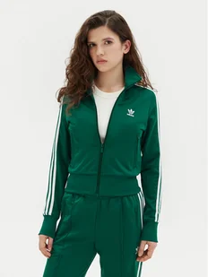 adidas Bluza adicolor Classics Firebird JC8262 Zielony Regular Fit - Bluzy damskie - miniaturka - grafika 1