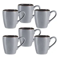 Kubki - Zestaw kubków ceramicznych 340 ml 6 sztuk ROCK - miniaturka - grafika 1
