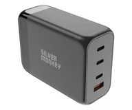 Ładowarki do telefonów - Silver Monkey Ładowarka GaN 200W USB-C PD + USB 3.0 QC B - miniaturka - grafika 1