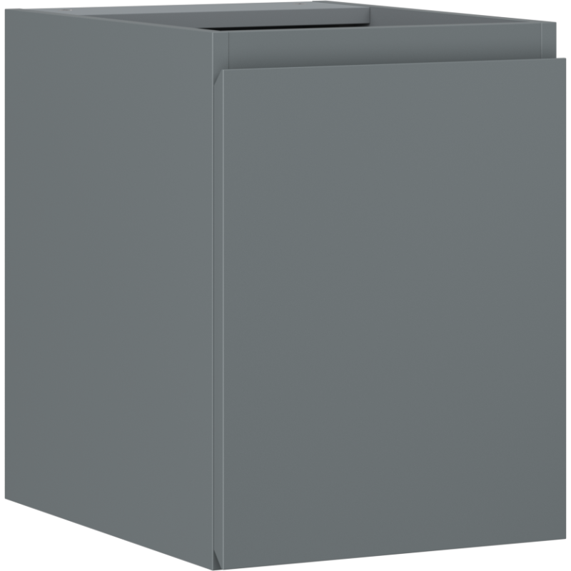 Mexen Orio szafka łazienkowa podumywalkowa 35 cm, 1 drzwi, grafit mat - 91A11-03547-1-BF66