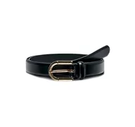 Paski - ONLY ONLLUNA PU Jeans Belt Acc pasek, czarny, 80, czarny - miniaturka - grafika 1