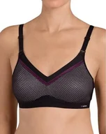 Biustonosze - Triumph Triaction Free Motion N EX, biustonosz sportowy bez czapki kobiety, Czarny (czarny), 75B - miniaturka - grafika 1