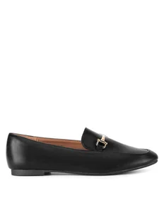 JENNY Lordsy R195507347 Czarny - Mokasyny damskie - miniaturka - grafika 1