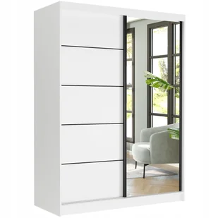Szafa przesuwna Rivano VI 150 cm z lustrem - Szafy - miniaturka - grafika 1