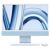 Zestawy komputerowe - Apple iMac 24 M3/8GB/512/MacOS Retina 4,5K Niebieski 10R GPU - miniaturka - grafika 1
