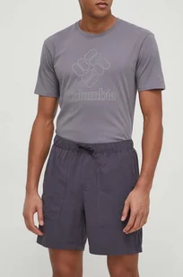 Columbia szorty outdoorowe Black Mesa Lightweight kolor szary - Spodenki męskie - miniaturka - grafika 1