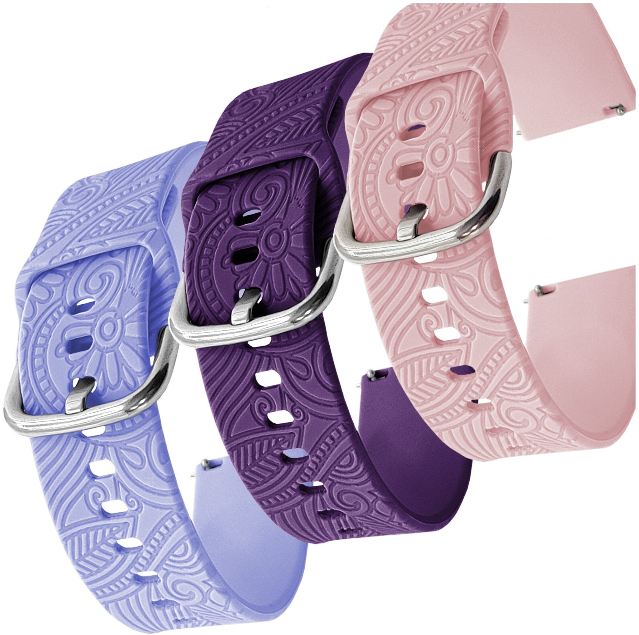 ChronSmarta Zestaw: 3x pasek ChronSmarta do smartwatch'a Amazfit GTS 2 3 4 2e mini gtr bip s lite