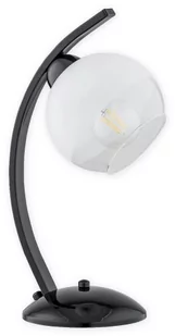 Lemir Leo lampka stołowa 1 pł. / czarny połysk O2528 L1 CZA - Lampy stojące - miniaturka - grafika 1
