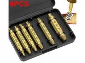 Klucze i nasadki - Zestaw do wykręcania zerwanych śrub 6 szt - miniaturka - grafika 1