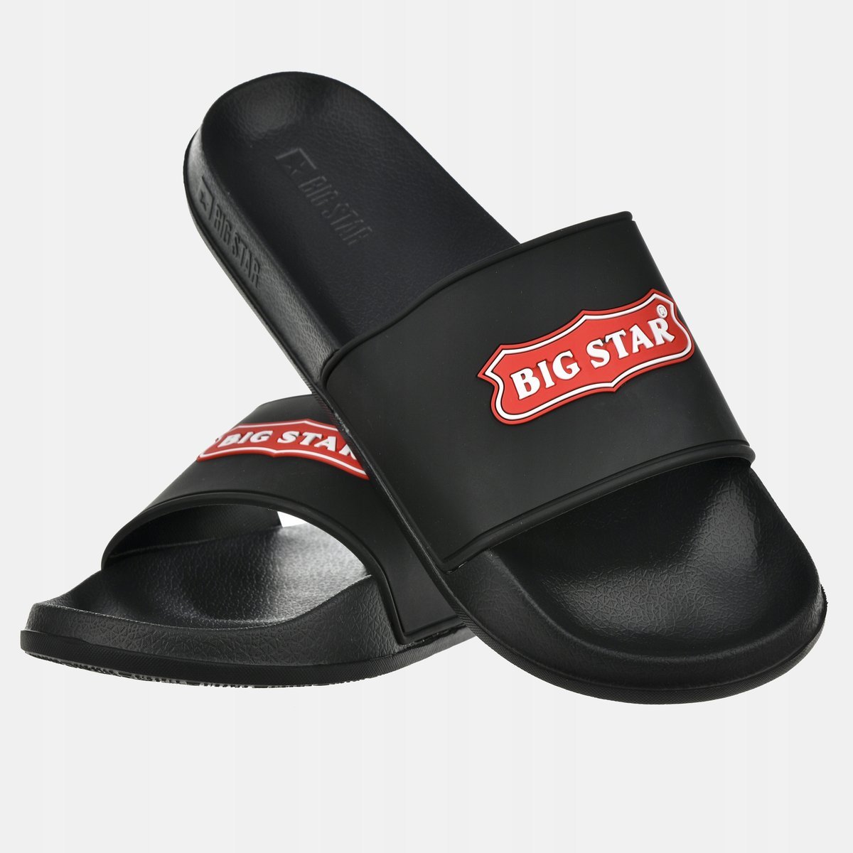 Klapki Męskie Big Star Gumowe Plażowe Basenowe Oo174028 Aw24