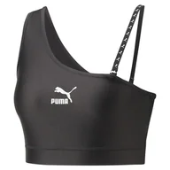 Biustonosze - Damski Stanik sportowy PUMA DARE TO CROP TOP 53831201 – Czarny - miniaturka - grafika 1