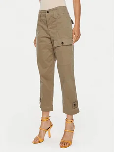 Pinko Spodnie materiałowe Globo 102042 A215 Brązowy Regular Fit - Spodnie damskie - miniaturka - grafika 1