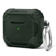 Inne akcesoria audio-wideo - ELAGO Wytrzymałe Etui do AirPods 3, Solid Armor Case, Dark Green - miniaturka - grafika 1
