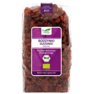 Bio Planet Ekologiczne rodzynki sułtanki, suszone w naturalny sposób, niesiarkow - Bakalie - miniaturka - grafika 2