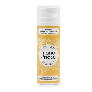 Manu Natu Natural Hemp Oil Body and Hand Lotion naturalny balsam do ciała i rąk z olejem konopnym 150ml - Balsamy i kremy do ciała - miniaturka - grafika 1