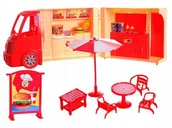 Akcesoria dla lalek - Food Truck auto kamper dla lalek światło dźwięk - miniaturka - grafika 1