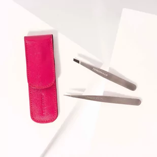 Tweezerman Petite Tweeze Set With Pink Case - Pozostałe akcesoria do makijażu - miniaturka - grafika 4