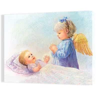 Ikony i obrazy sakralne - Obraz religijny na płótnie Anioł Stróż - miniaturka - grafika 1