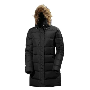 Damska kurtka puchowa Helly Hansen Aden Down Parka black - S - Kurtki damskie - miniaturka - grafika 1