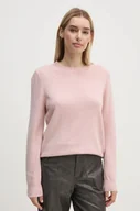 Swetry damskie - Tommy Hilfiger sweter damski kolor różowy lekki WW0WW43202 - miniaturka - grafika 1
