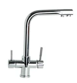 Baterie kuchenne - MADIO czterodrożna bateria kuchenna CHROM - miniaturka - grafika 1