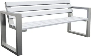 Elior ławka ogrodowa Norin White 180cm 2321 - Ławki ogrodowe - miniaturka - grafika 1