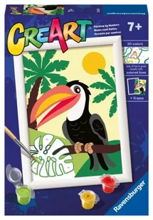CreArt dla dzieci: Tukan w dżungli - Ravensburger - Zabawki kreatywne - miniaturka - grafika 1