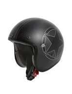 Kaski motocyklowe - PREMIER Helm LE PETIT Classic Star CARBON BM, CARBON CZARNY/SZARY,L - miniaturka - grafika 1