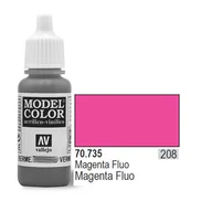 Akcesoria i części modelarskie - VALLEJO Farba Nr208 Mage nta 17mlfluorescencyjna - miniaturka - grafika 1