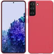 Etui i futerały do telefonów - Nillkin Super Frosted Shield - Etui Samsung Galaxy S21+ (Bright Red) - miniaturka - grafika 1