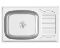 Zlewozmywaki - Elior Srebrny zlewozmywak z ociekaczem D4-G32 - miniaturka - grafika 1