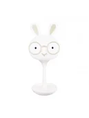 Lampy stojące - Lampex Lampa stołowa BUNNY biała LPX0004/LM D - miniaturka - grafika 1
