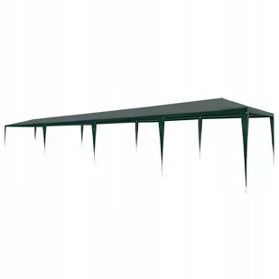 vidaXL Namiot imprezowy, 3 x 12 m, PE, zielony - Pawilony ogrodowe - miniaturka - grafika 1