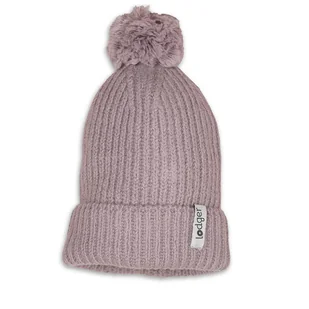 Czapeczka z wełny merino 100 różowa Rose 6-12 mies. - Szaliki i chustki dla dzieci - miniaturka - grafika 1