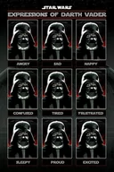 Plakaty - Pyramid Posters Star Wars Expressions of Darth Vader - plakat 61x91,5 PP34180 - miniaturka - grafika 1