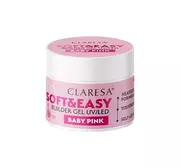 Claresa - Żel budujący SOFT&EASY builder gel baby pink 12g