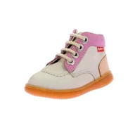 Botki damskie - KICKERS Chłopiec Unisex Kinder KICKICONIC Botki, Biały Casse Rose Coral, 21 EU, Biały Casse Rose Coral, 21 EU - miniaturka - grafika 1
