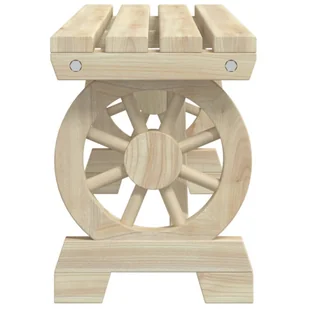 3-częściowy zestaw mebli ogrodowych, lite drewno jodłowe - Meble ogrodowe - miniaturka - grafika 11