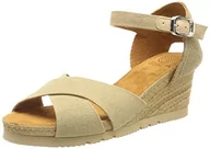 Espadryle damskie - Unisa Espadryle damskie MANA_ECL, naturalne, 35 EU - miniaturka - grafika 1