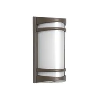 Lampy ogrodowe - Kinkiet zewnętrzny LED Pull 12W 3000K ciemnoszary z kloszem IP65 IK08 Iberlamp - miniaturka - grafika 1