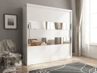 Szafy - MINIO szafa z lustrem MAJA II 200 cm Biały - miniaturka - grafika 1