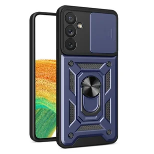 Hurtel Hybrid Armor Camshield etui do Samsung Galaxy S23 pancerny pokrowiec z osłoną na aparat czarne - Etui i futerały do telefonów - miniaturka - grafika 1