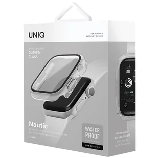 UNIQ etui Nautic Apple Watch Series 7/8 41mm przezroczysty/dove clear - Akcesoria do zegarków - miniaturka - grafika 6